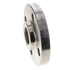 Threaded Flange DN25-PN40 Rp 1'' Stainless Steel 1.4571 EN 1092-1 (type 13)
