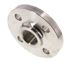 Threaded Flange DN40-PN40 Rp 1-1/2'' Stainless Steel 1.4571 EN 1092-1 (type 13)