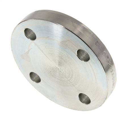 Blind Flange DN25-PN16 Zinc-Plated Steel DIN 2527