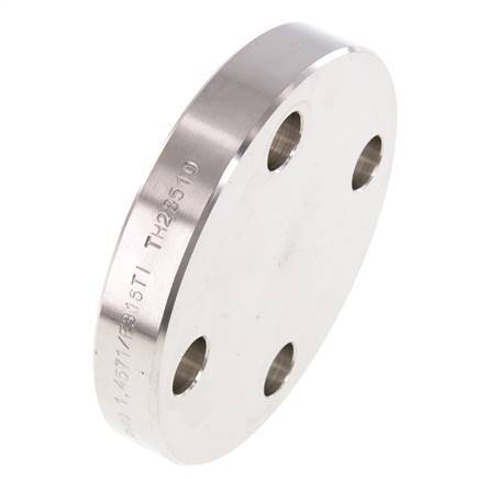 Blind Flange DN20-PN40 Stainless Steel 1.4571 DIN 2527 And EN 1092-1 (Type 05)