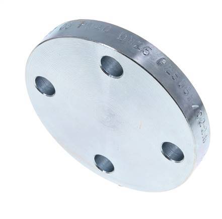 Blind Flange DN65-PN40 Zinc-Plated Steel DIN 2527 And EN 1092-1 (Type 05)