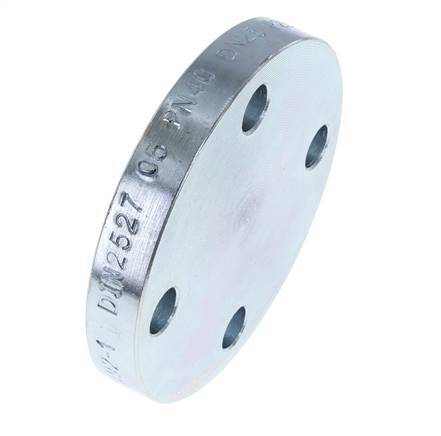Blind Flange DN65-PN40 Zinc-Plated Steel DIN 2527 And EN 1092-1 (Type 05)