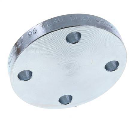 Blind Flange DN80-PN40 Zinc-Plated Steel DIN 2527 And EN 1092-1 (Type 05)