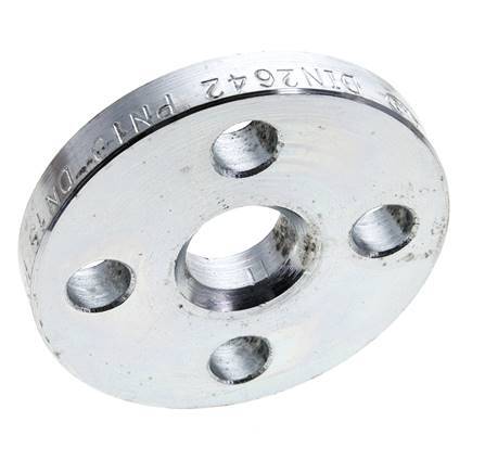 Loose Flange DN15-PN10 Galvanized Steel Solid Material DIN 2642