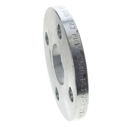 Loose Flange DN40-PN10 Galvanized Steel Solid Material DIN 2642