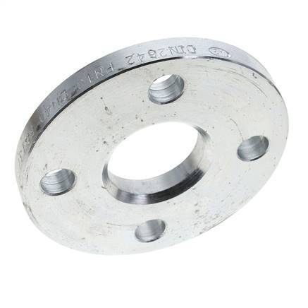 Loose Flange DN100-PN10 Galvanized Steel Solid Material DIN 2642 And EN 1092-1 (Type 02)