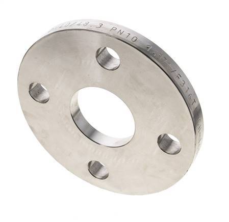 Loose Flange DN125-PN10 Stainless Steel 1.4571 Full Material DIN 2642 And EN 1092-1 (Type 02)