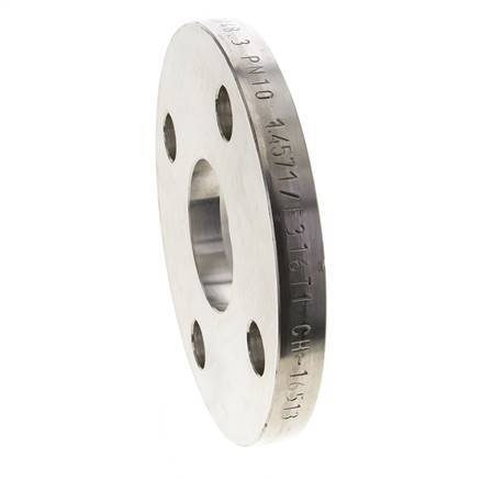 Loose Flange DN250-PN10 Stainless Steel 1.4571 Full Material DIN 2642 And EN 1092-1 (Type 02)