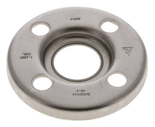 Loose Flange DN32-PN10 Stainless Steel 1.4301 Pressed Similar To DIN 2642