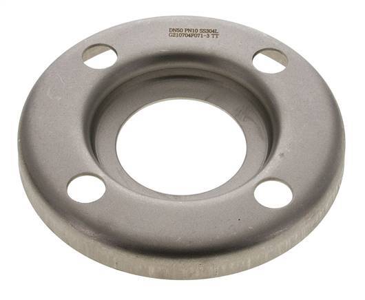 Loose Flange DN50-PN10 Stainless Steel 1.4301 Pressed Similar to DIN 2642 And EN 1092-1 (Type 02)