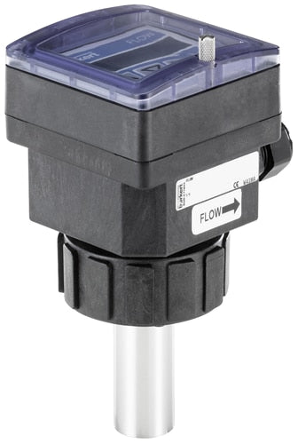 Caudalímetro electromagnético de inserción, sensor de acero inoxidable, sonda corta, con pantalla: Bürkert 8045 - 449670