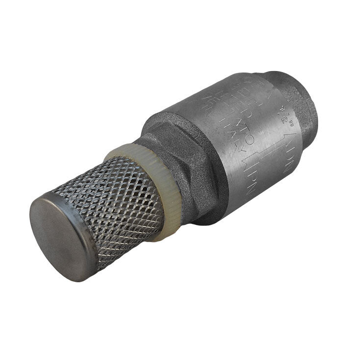 Válvula de pie de acero inoxidable G1''