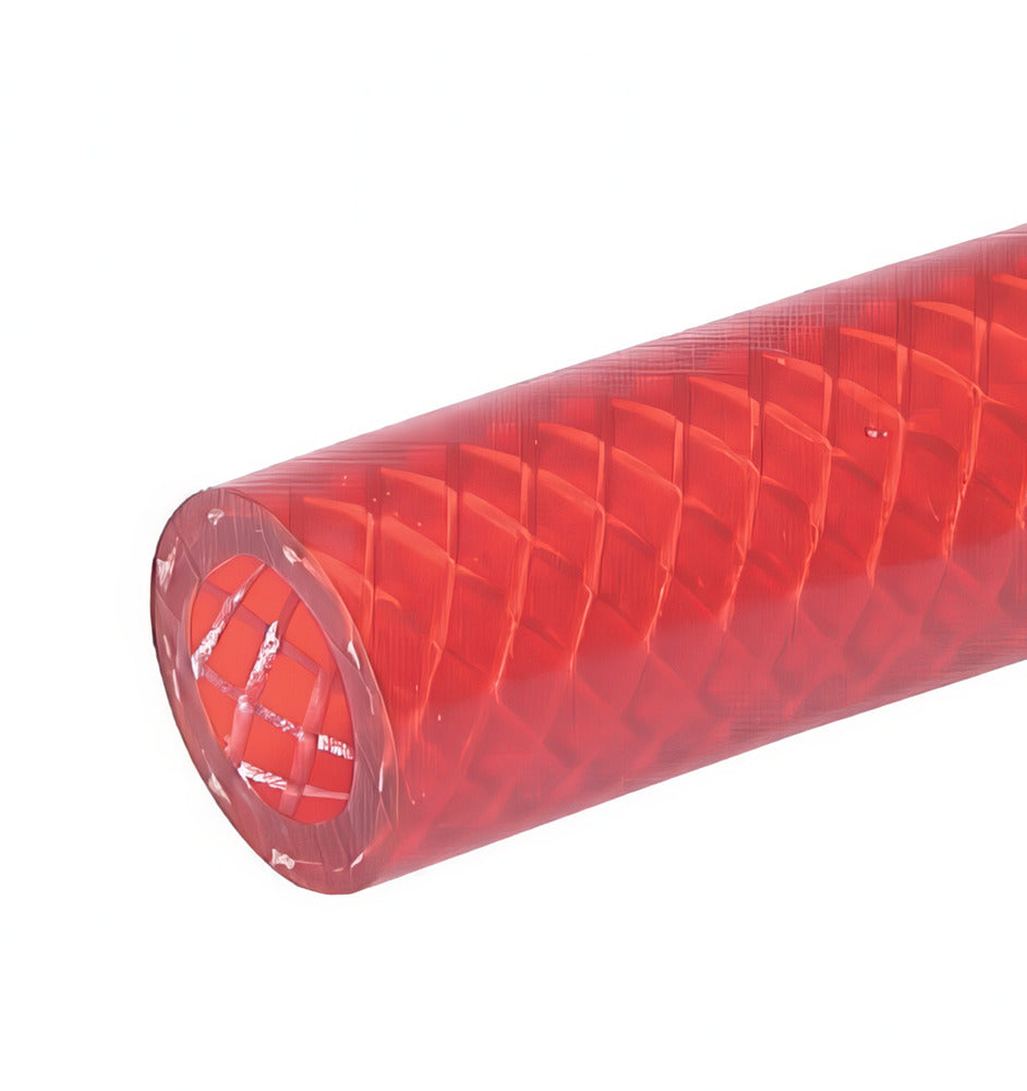 PVC universal liquid hose 13.2x19.8 mm 1 m Red colour food-grade