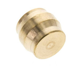 10mm Brass Closing Plug for Compression Ring Fittings 95 Bar DIN EN 1254-2 [5 Pieces]