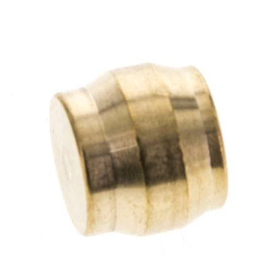 10mm Brass Closing Plug for Compression Ring Fittings 95 Bar DIN EN 1254-2 [5 Pieces]