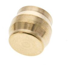 10mm Brass Closing Plug for Compression Ring Fittings 95 Bar DIN EN 1254-2 [5 Pieces]