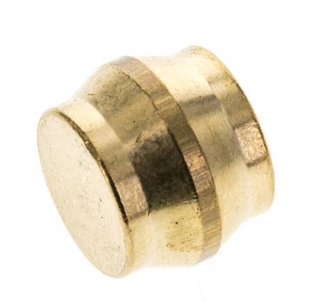 18mm Brass Closing Plug for Compression Ring Fittings 67 Bar DIN EN 1254-2 [2 Pieces]