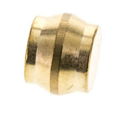 tapón de cierre de latón de 15 mm para racores de anillo de compresión 82 bar DIN EN 1254-2
