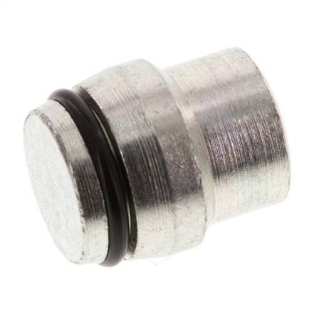 Tapón de cierre de acero galvanizado 15L para accesorios de anillo de corte 315 Bar DIN 2353 [5 Piezas]
