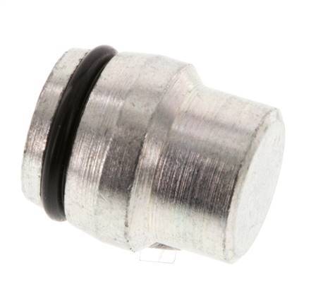 Tapón de cierre de acero galvanizado 15L para accesorios de anillo de corte 315 Bar DIN 2353 [5 Piezas]