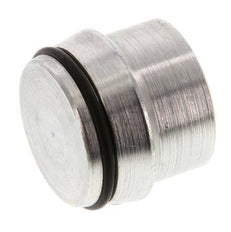 Tapón de cierre de acero galvanizado 28L para accesorios de anillo cortante 160 Bar DIN 2353 [2 piezas]