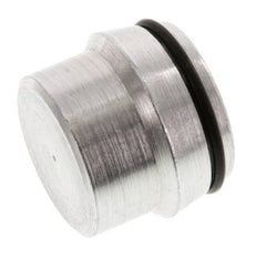 Tapón de cierre de acero galvanizado 28L para accesorios de anillo cortante 160 Bar DIN 2353 [2 piezas]