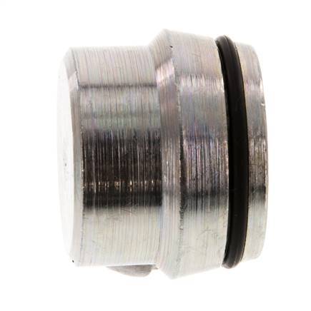 tapón de cierre de acero galvanizado 35L para accesorios de anillo cortante 160 Bar DIN 2353