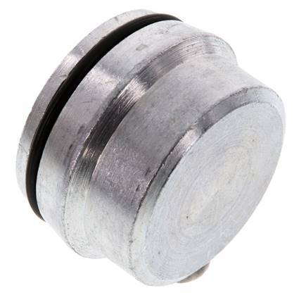 tapón de cierre de acero galvanizado 42L para racores de anillo cortante 160 Bar DIN 2353