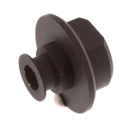 G Boquilla de ventosa de aluminio hembra de 1/8'' DN 5.2 SW 5
