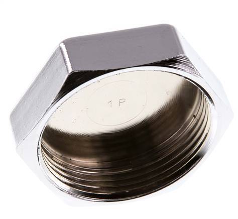 G 1 1/2'' Tapón de latón niquelado 16 Bar