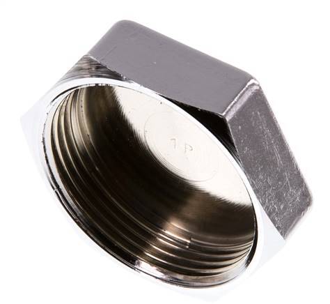 G 1 1/2'' Tapón de latón niquelado 16 Bar