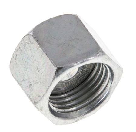 UN 11/16''-16 Tapa final de acero galvanizado ORFS 630 Bar