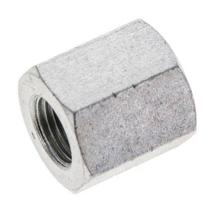 Tapón de cierre de acero galvanizado de 1/8'' con barra exterior hexagonal 345 [2 piezas]