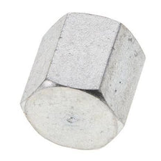 Tapón de cierre de acero galvanizado de 1/8'' con barra exterior hexagonal 345 [2 piezas]