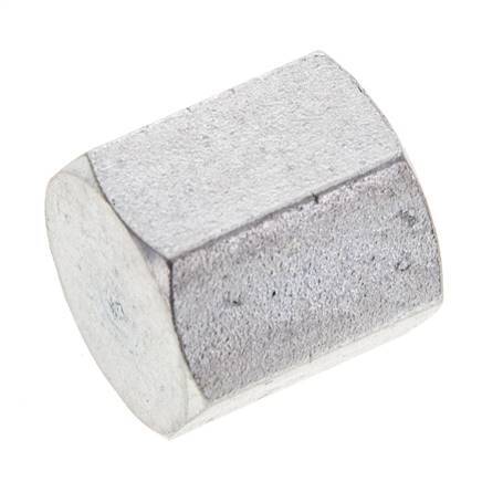 Tapón de cierre de acero galvanizado de 1/8'' con barra exterior hexagonal 345 [2 piezas]