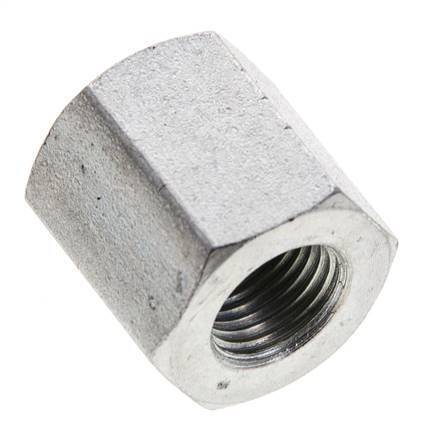 Tapón de cierre de acero galvanizado de 1/8'' con barra exterior hexagonal 345 [2 piezas]