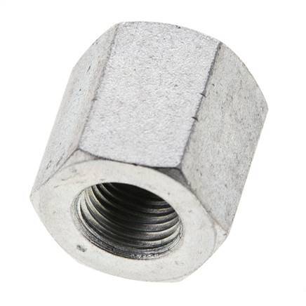 Tapón de cierre de acero galvanizado de 1/8'' con barra exterior hexagonal 345 [2 piezas]
