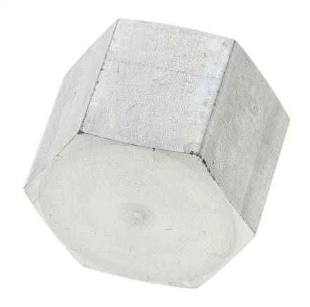 3/4'' NPT Tapón de cierre de acero galvanizado con hexágono exterior de 170 barras