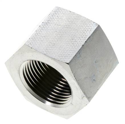 1'' NPT Tapón de cierre de acero galvanizado con hexágono exterior 140 Bar