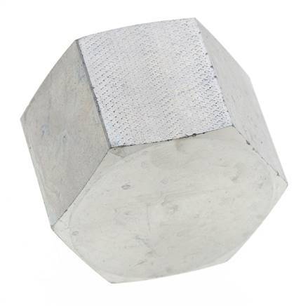 1'' NPT Tapón de cierre de acero galvanizado con hexágono exterior 140 Bar