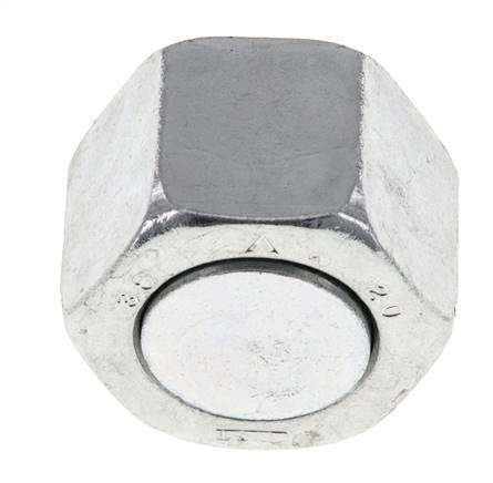 UN 1-3/16''-12 Tapa final de acero galvanizado ORFS 400 Bar