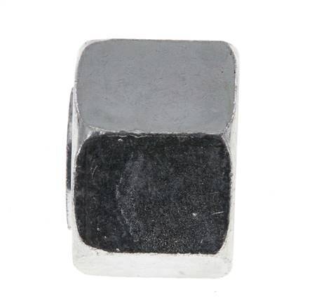 UN 1-3/16''-12 Tapa final de acero galvanizado ORFS 400 Bar