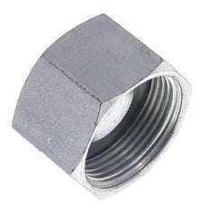 UN 1-7/16''-12 Tapa final de acero galvanizado ORFS 400 Bar