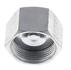 UN 1-7/16''-12 Tapa final de acero galvanizado ORFS 400 Bar