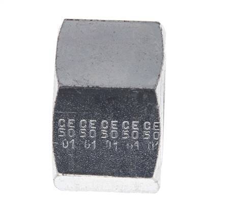 UN 1-7/16''-12 Tapa final de acero galvanizado ORFS 400 Bar