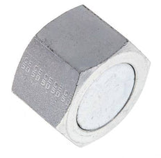 UN 1-7/16''-12 Tapa final de acero galvanizado ORFS 400 Bar
