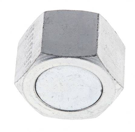 UN 1-7/16''-12 Tapa final de acero galvanizado ORFS 400 Bar