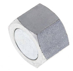 UN 1-7/16''-12 Tapa final de acero galvanizado ORFS 400 Bar