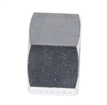 UN 1-7/16''-12 Tapa final de acero galvanizado ORFS 400 Bar