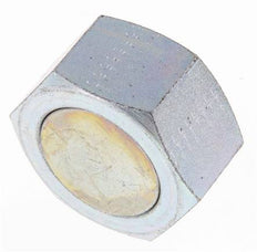 UN 1-11/16''-12 Tapa final de acero galvanizado ORFS 250 Bar
